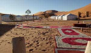 Desert camp merzouga