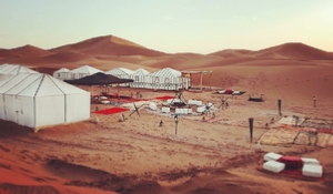 Desert camp merzouga